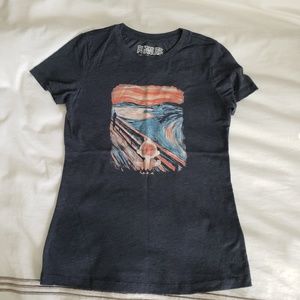 NWOT Peanuts Charlie Brown The Scream T-Shirt, S/M